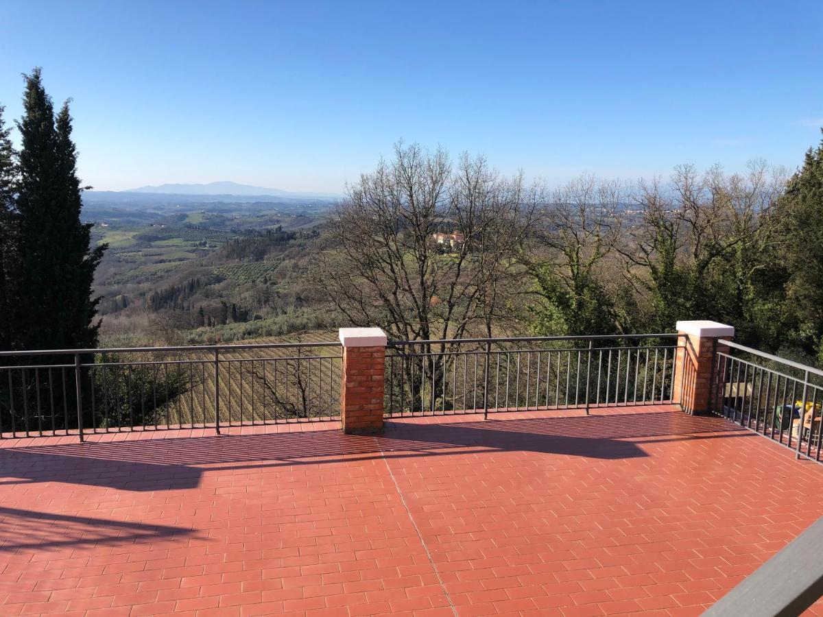 Appartamento Con Vista Sulle Colline Toscane Монтеспертоли Экстерьер фото